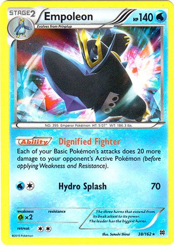 Pokemon - Empoleon (38/162) - XY BREAKthrough - Holo
